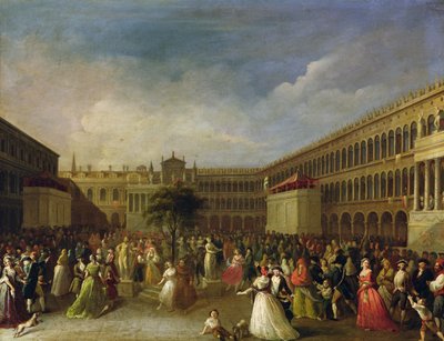 Tree of Liberty in Piazza San Marco by Italian School
